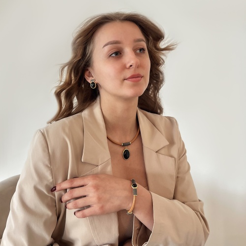 Браслет Possebon Agata Preto, C6357.4 G фото 2